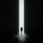 Walking towards bright light
