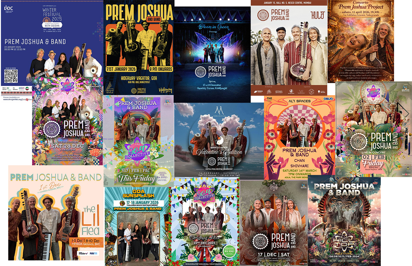 Posters Prem Joshua & Band