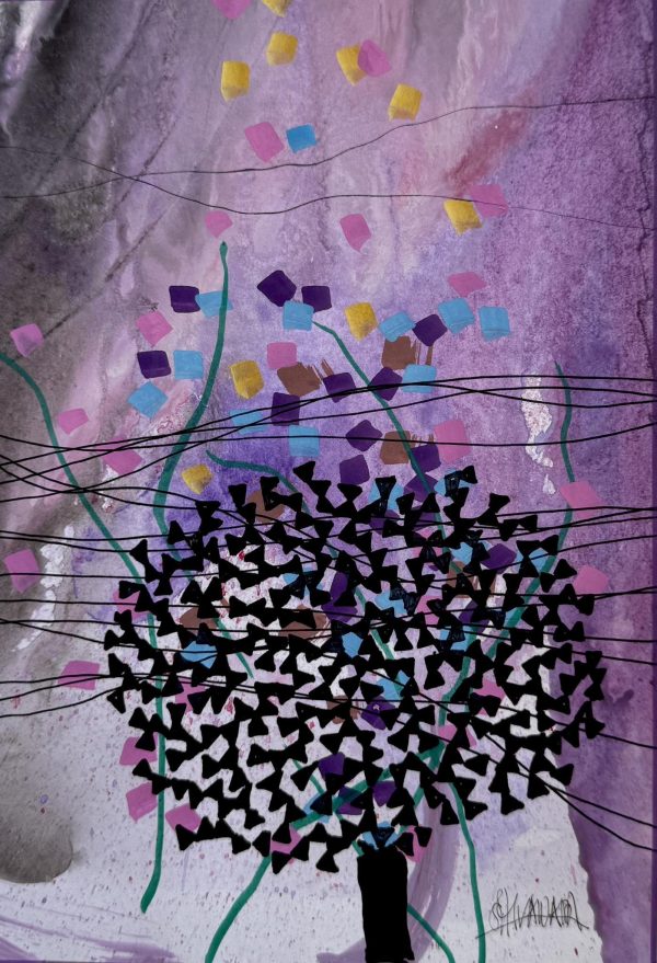 15 x 22 cm, paper, mixed media
