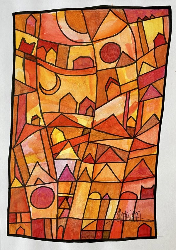19 x 27 cm, paper, mixed media, 2022