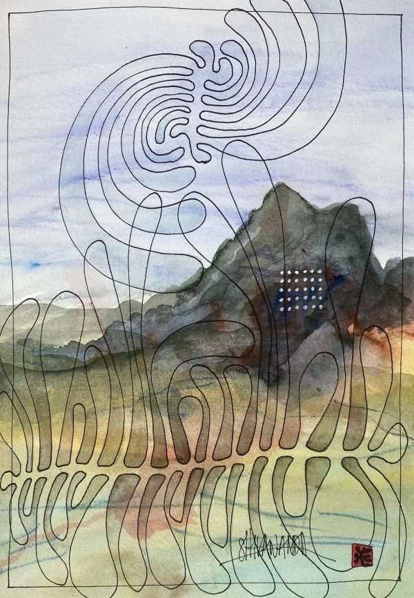 20,5 x 29 cm, paper, mixed media, 2022