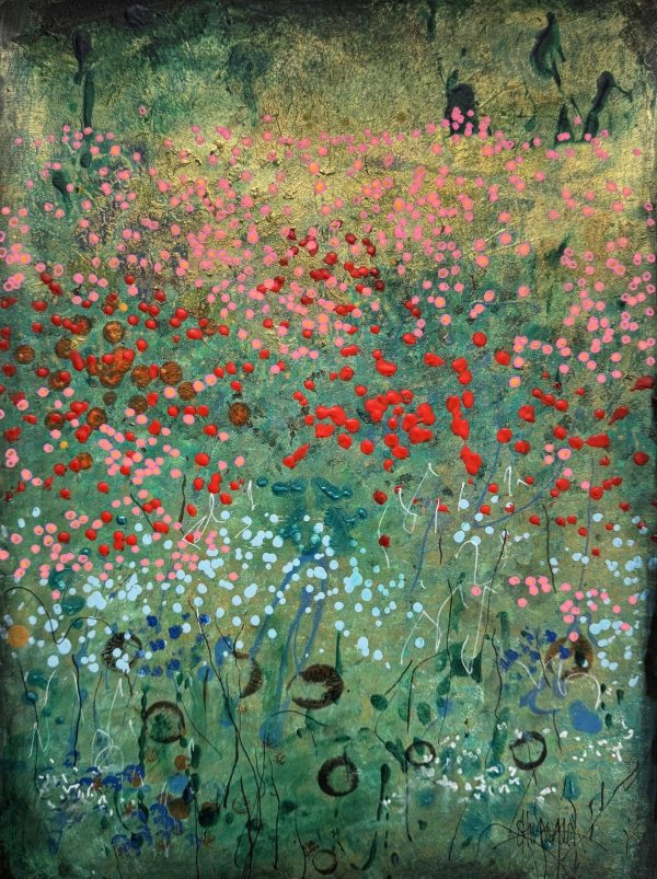 30 x 41 cm, paper, mixed media (sold)