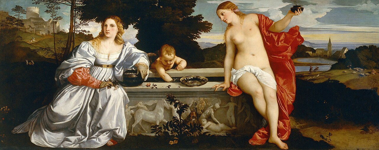 Amor sacro e Amor profano (Sacred and Profane Love) by Titian (1490–1576)