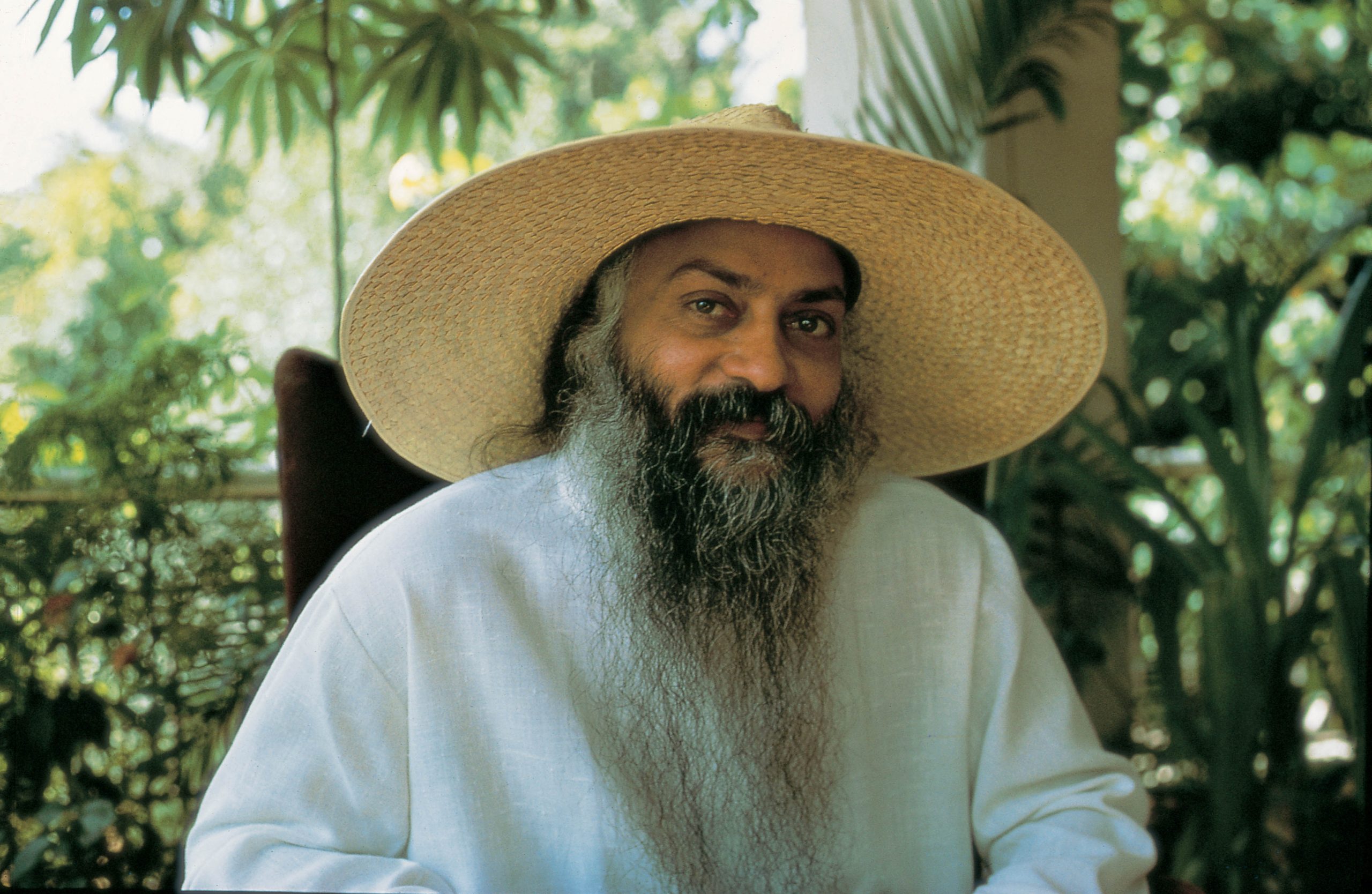 Osho in garden