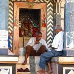 Men playing cards in Udaipur
