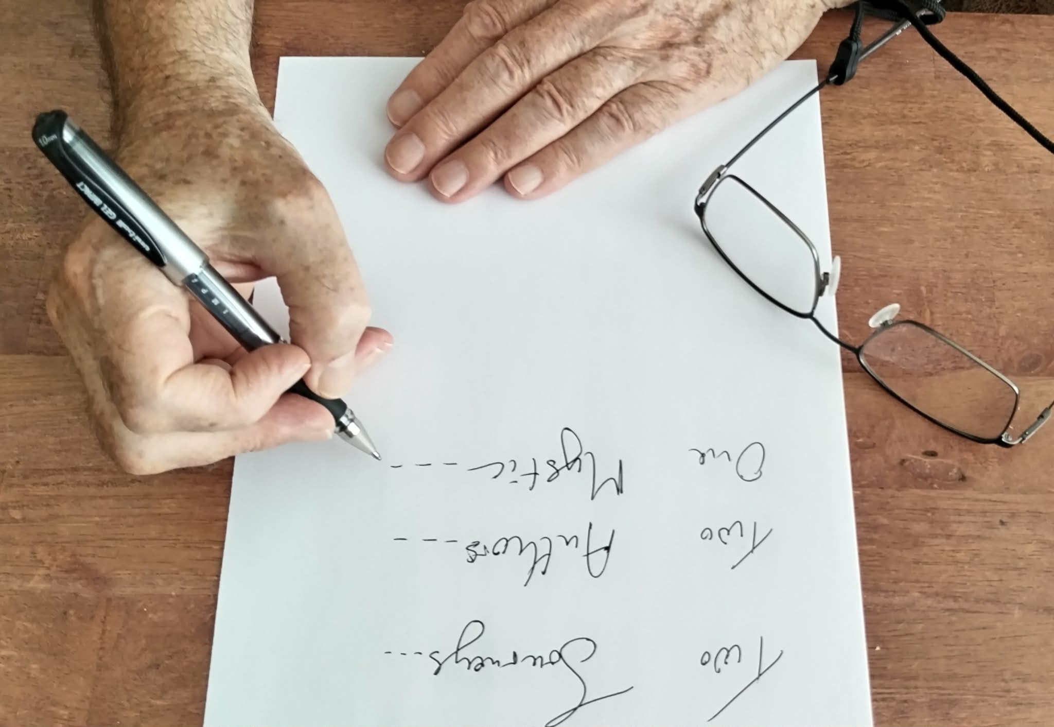 Hand writing