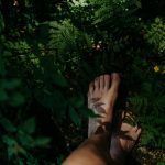 Barefoot in wood