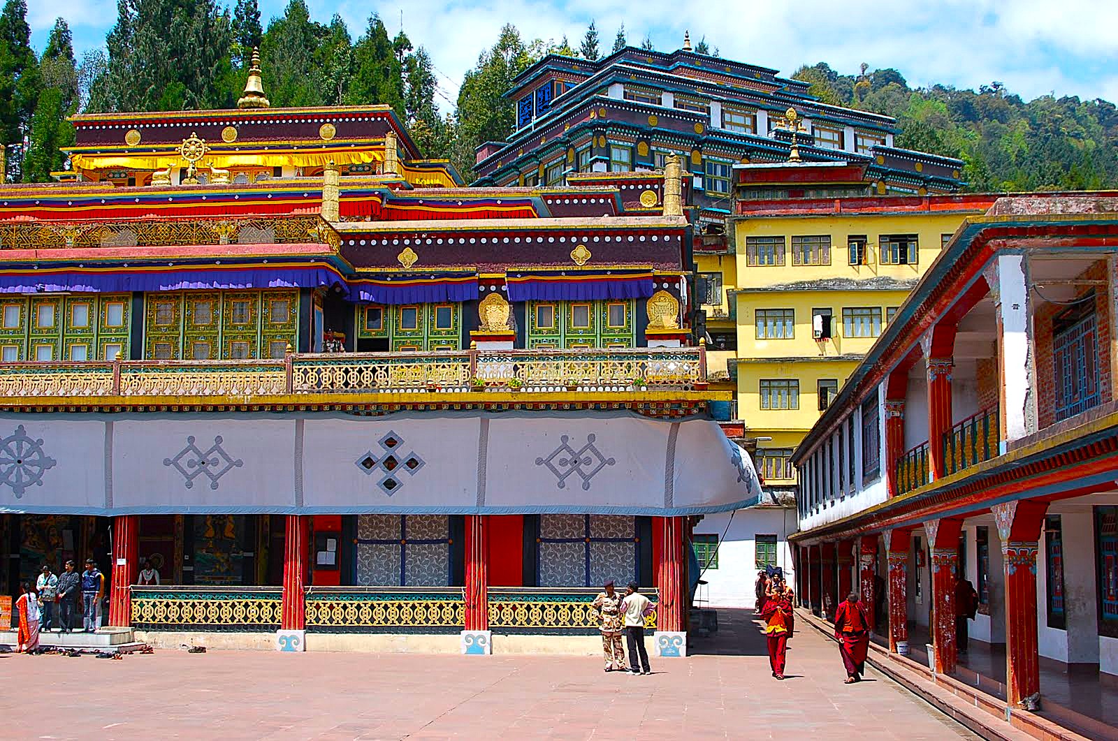 The Karmapa’s temple and monastery complex, Rumtek