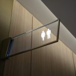 Toilet sign