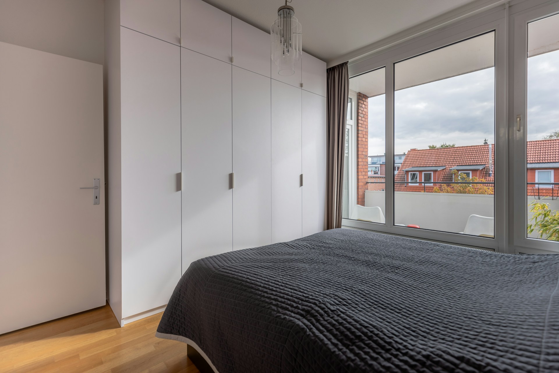 Wardrobe in bedroom